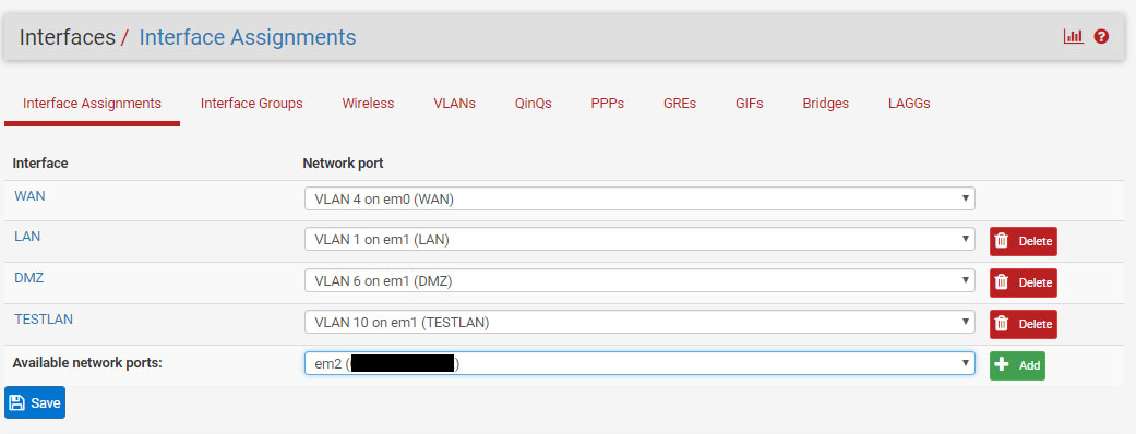 pfsense old versions